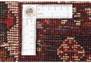Tappeto Shiraz Fine Stilizzato Rosso Blu Scuro 162x218 Cm