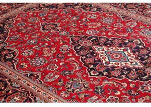 Tappeto Ardakan Medaglione Floreale Rosso Blu Scuro 192x310 Cm