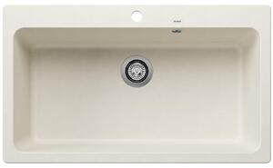 Lavello Blanco NAYA XL, dimensioni 860 x 510 mm, colore bianco opaco, codice prodotto 527133