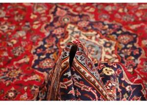 Tappeto Ardakan Medaglione Floreale Rosso Blu Notte 198x314 Cm