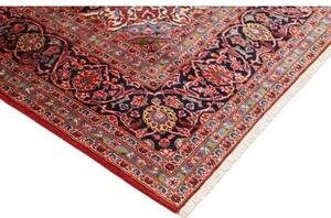 Tappeto Ardakan Medaglione Floreale Rosso Blu Scuro 202x295 Cm