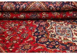 Tappeto Ardakan Medaglione Floreale Rosso Blu Notte 198x314 Cm