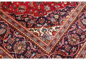 Tappeto Ardakan Medaglione Floreale Rosso Blu Notte 198x314 Cm