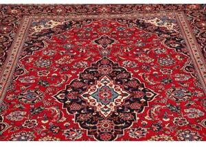 Tappeto Ardakan Medaglione Floreale Rosso Blu Scuro 192x310 Cm