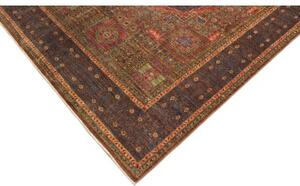 Tappeto Kairo Stilizzato Blu Scuro Rosso Mattone 169x234 Cm