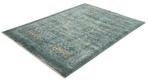 Tappeto Kairo Geometrico Verde Petrolio Ruggine 146x208 Cm
