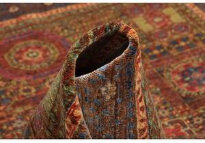 Tappeto Kairo Stilizzato Blu Scuro Rosso Mattone 169x234 Cm