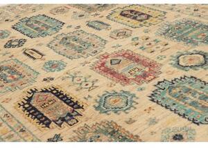 Tappeto Floralia Geometrico Beige Blu 151x200 Cm