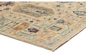 Tappeto Floralia Geometrico Beige Blu 151x200 Cm