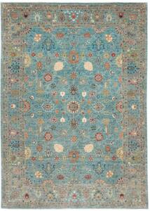 Tappeto Floralia Floreale Azzurro Ruggine 245x342 Cm