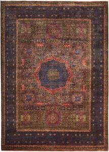 Tappeto Kairo Stilizzato Blu Scuro Rosso Mattone 169x234 Cm