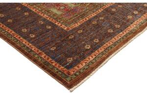 Tappeto Kairo Stilizzato Blu Scuro Rosso Mattone 169x234 Cm