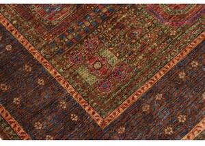 Tappeto Kairo Stilizzato Blu Scuro Rosso Mattone 169x234 Cm