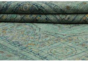 Tappeto Kairo Geometrico Verde Petrolio Blu Scuro 128x178 Cm
