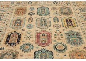 Tappeto Floralia Geometrico Beige Blu 151x200 Cm