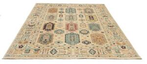 Tappeto Floralia Geometrico Beige Blu 151x200 Cm