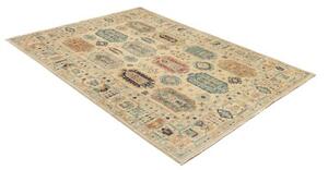 Tappeto Floralia Geometrico Beige Blu 151x200 Cm