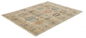 Tappeto Floralia Geometrico Beige Blu 151x200 Cm