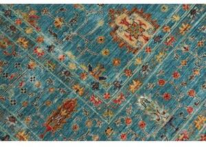 Tappeto Floralia Floreale Verde Petrolio Avorio 206x295 Cm