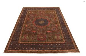 Tappeto Kairo Stilizzato Blu Scuro Rosso Mattone 169x234 Cm