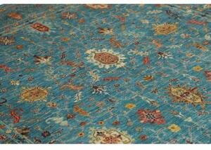 Tappeto Floralia Floreale Verde Petrolio Avorio 206x295 Cm