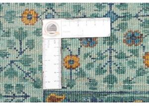 Tappeto Kairo Medaglione Verde Petrolio Ocra 169x238 Cm
