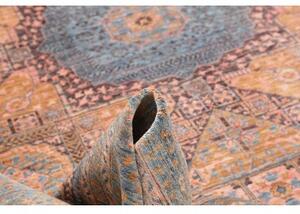 Tappeto Kairo Medaglione Blu Petrolio Beige 276x356 Cm