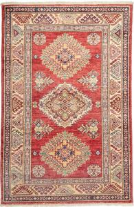Tappeto Kazak Fine Stilizzato Rosso Mattone Avorio 86x116 Cm