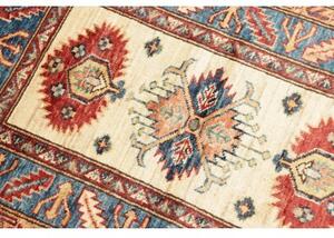 Tappeto Kazak Fine Stilizzato Beige Blu 62x89 Cm