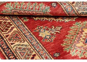 Tappeto Kazak Fine Stilizzato Rosso Mattone Avorio 86x116 Cm