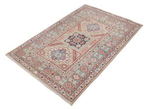 Tappeto Kazak Stilizzato Azzurro Beige 105x157 Cm