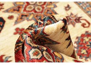 Tappeto Kazak Fine Geometrico Avorio Rosso 153x195 Cm