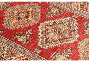 Tappeto Kazak Fine Stilizzato Rosso Mattone Avorio 86x116 Cm