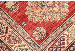 Tappeto Kazak Fine Stilizzato Rosso Mattone Avorio 86x116 Cm