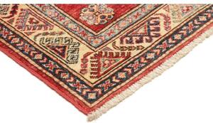 Tappeto Kazak Fine Stilizzato Rosso Mattone Avorio 86x116 Cm