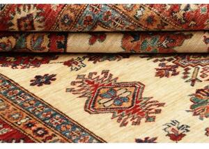 Tappeto Kazak Fine Geometrico Avorio Rosso 153x195 Cm