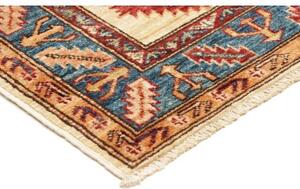 Tappeto Kazak Fine Stilizzato Beige Blu 62x89 Cm