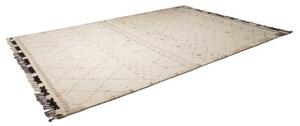Tappeto Berbero Geometrico Avorio Marrone 275x381 Cm