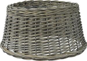 Ghirlanda natalizia in vimini 43x22 cm, 1 pezzo, grigio