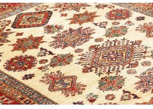Tappeto Kazak Fine Geometrico Avorio Rosso 153x195 Cm