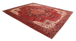 Tappeto Gorawan Stilizzato Rosso Avorio 256x324 Cm