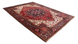 Tappeto Gorawan Stilizzato Rosso Blu Scuro 210x287 Cm