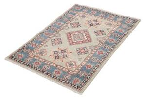 Tappeto Kazak Stilizzato Azzurro Beige 80x117 Cm
