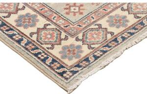 Tappeto Kazak Geometrico Beige Blu 84x121 Cm