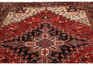 Tappeto Gorawan Stilizzato Rosso Blu Scuro 212x302 Cm