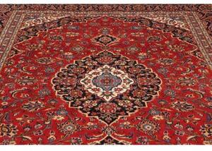 Tappeto Ardakan Medaglione Floreale Rosso Blu Scuro 200x304 Cm