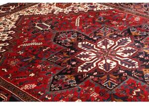 Tappeto Gorawan Stilizzato Rosso Blu Scuro 223x297 Cm