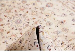 Tappeto Kashan Floreale Avorio Beige 200x307 Cm