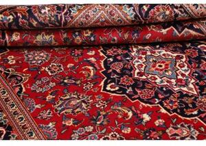 Tappeto Ardakan Medaglione Floreale Rosso Blu Scuro 190x318 Cm