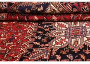 Tappeto Gorawan Stilizzato Rosso Blu Scuro 212x302 Cm
